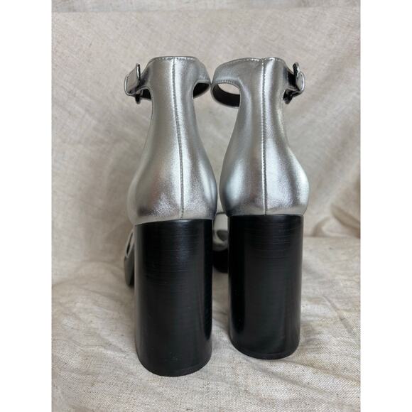 Rag & Bone Matrix Leather Ankle Strap Platform High Heels EU 39 US 9 - Picture 5 of 12